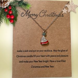 New Christmas Necklace w/ wish card
